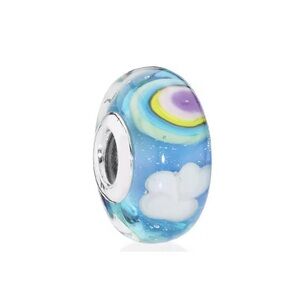 New Clouds Murano Glass Charm